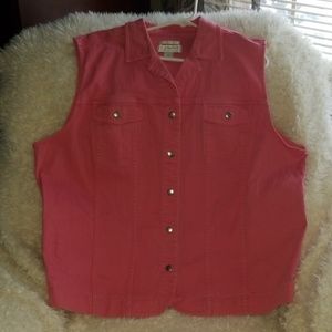 CJ Banks Denim Vest